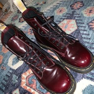 dr. Martens cherry red